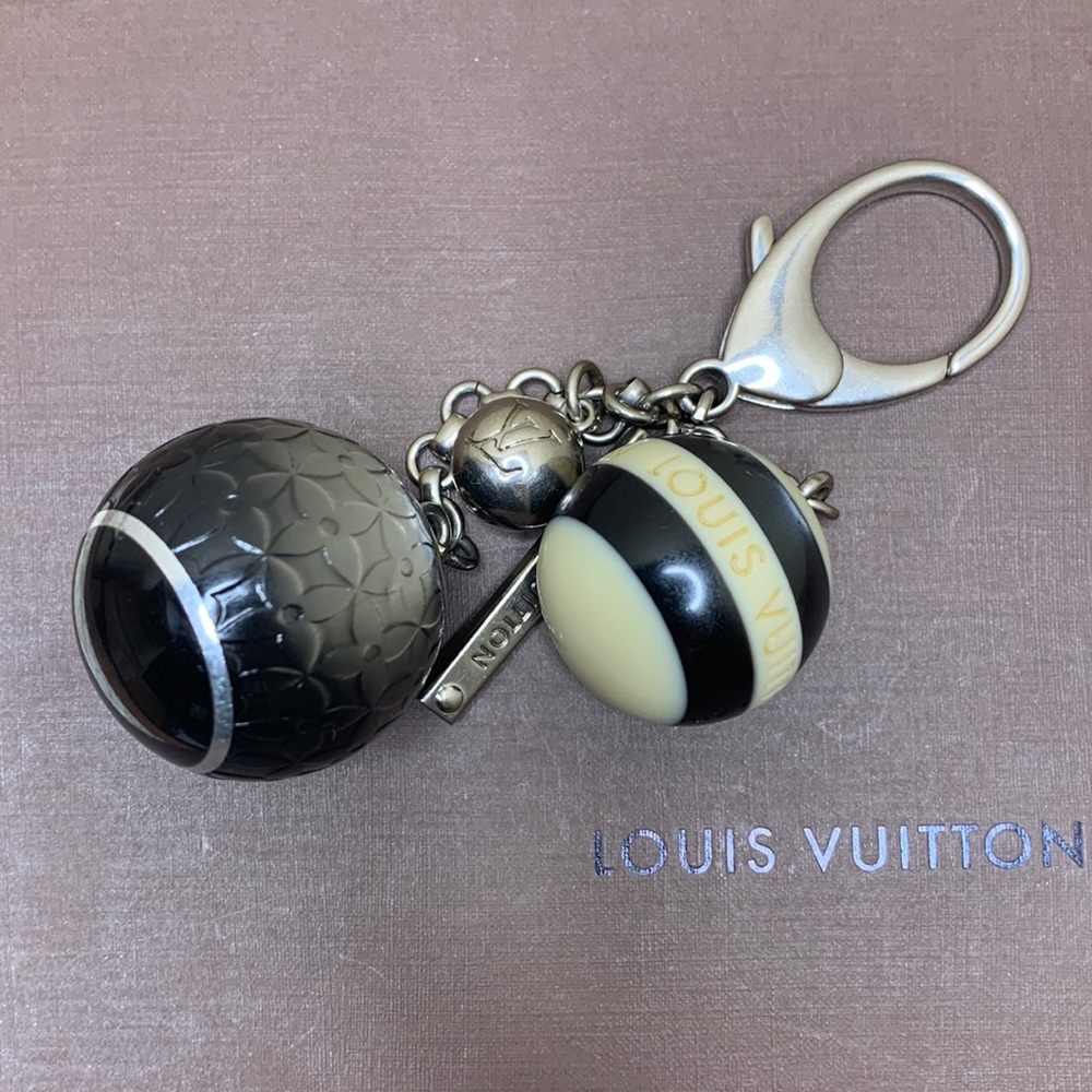 Louis Vuitton Mini Lin Croisette Charm Silver hardware Bag Charm/keychain